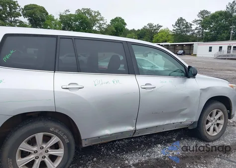 2013 Toyota Highlander Base Plus из США, поврежденный, VIN 5TDZA3EHXDS035488